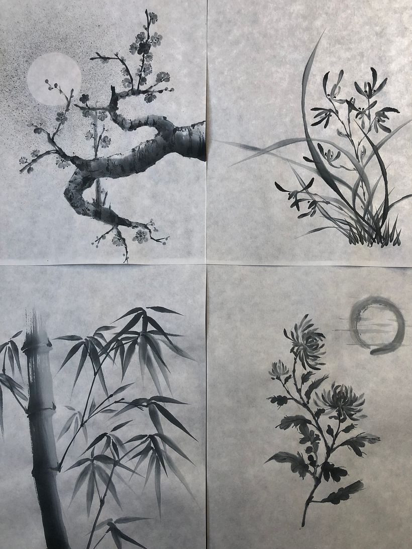 My project for course: Introduction to Sumi-e Painting 1