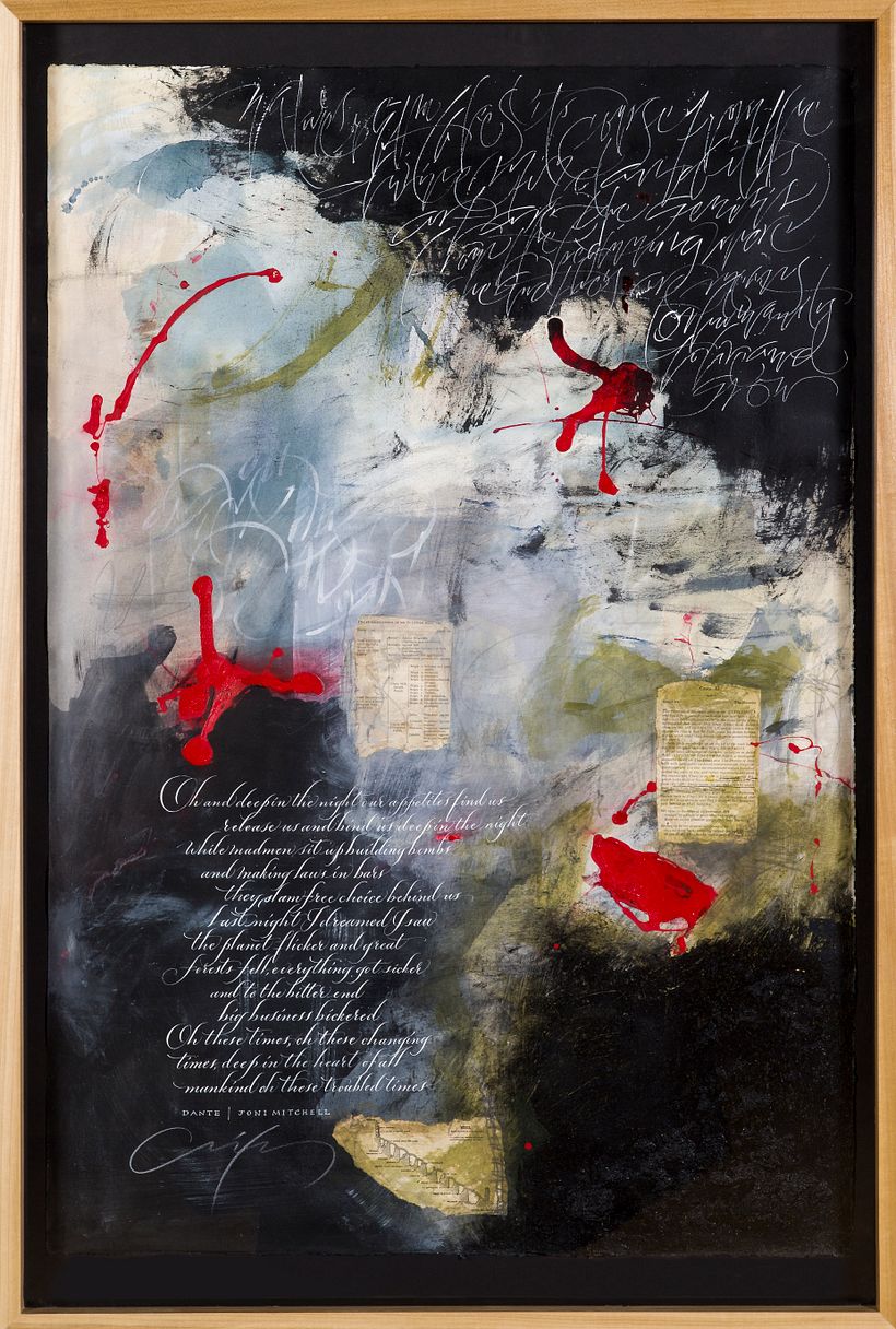 "Hell" 36" x 48"
