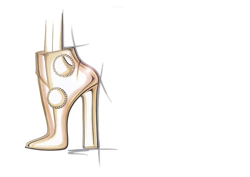 Golden heel