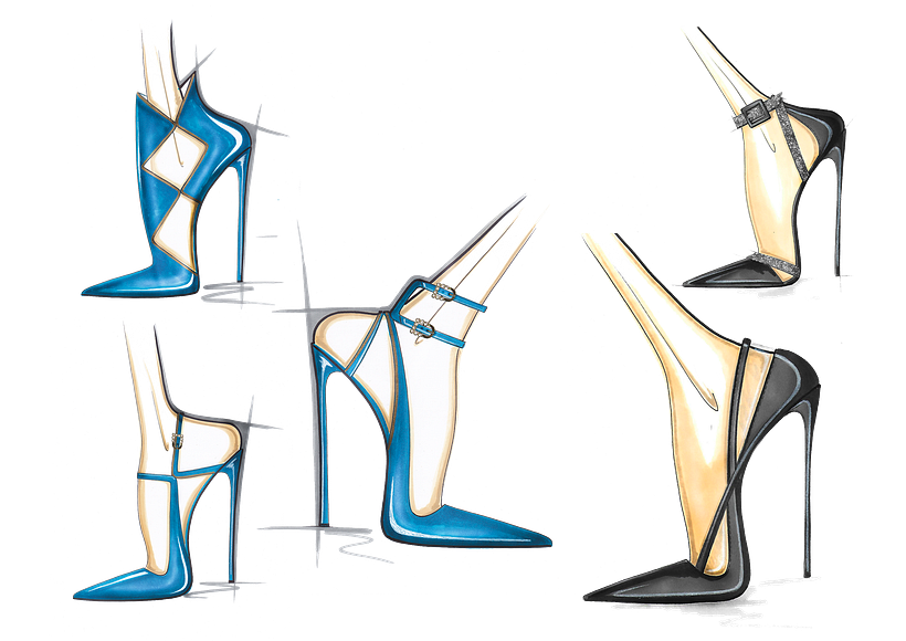 STRAP HEELS