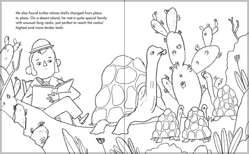 In the editing process some sketches were dropped like this spread.