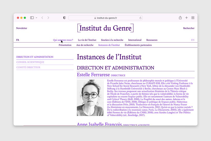 Institut du genre 2