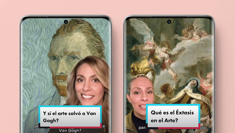 La tiktoker mexicana Ulrike habla especialmente de museos.