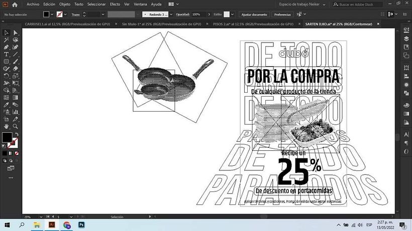 Así está la imagen en png en modo contornear