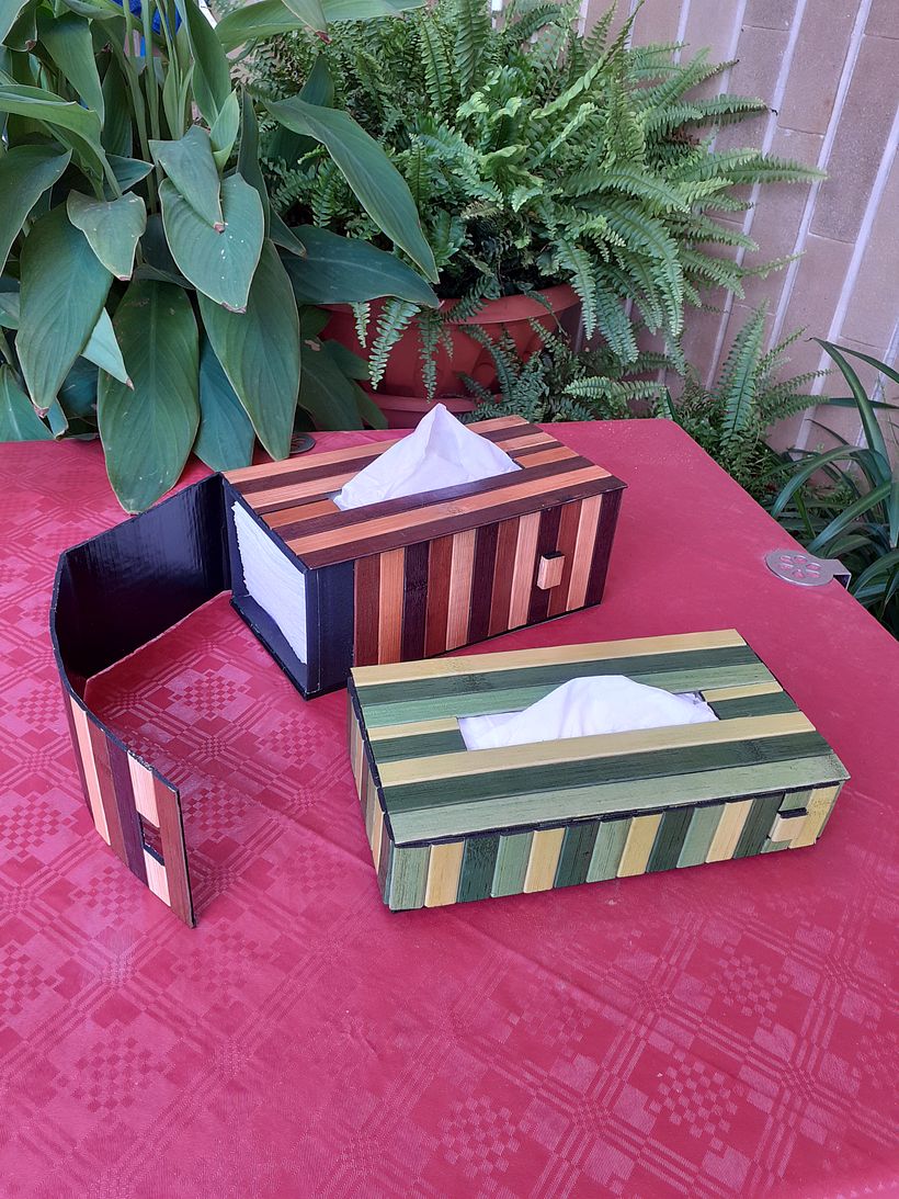Oggetti in bamboo e  compensato 4