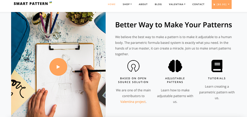 The Valentina website.