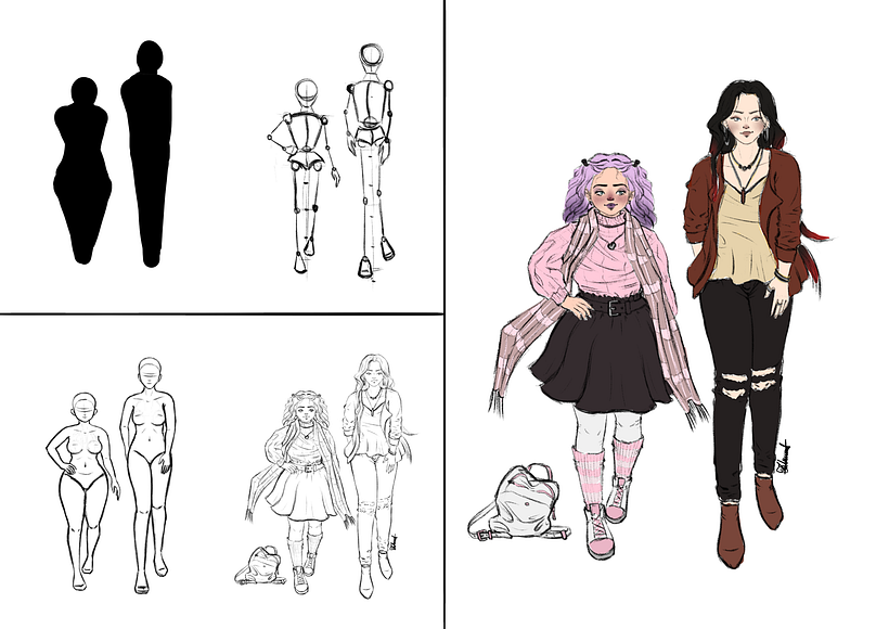 My project for course: Drawing Appealing Characters with Personality 1