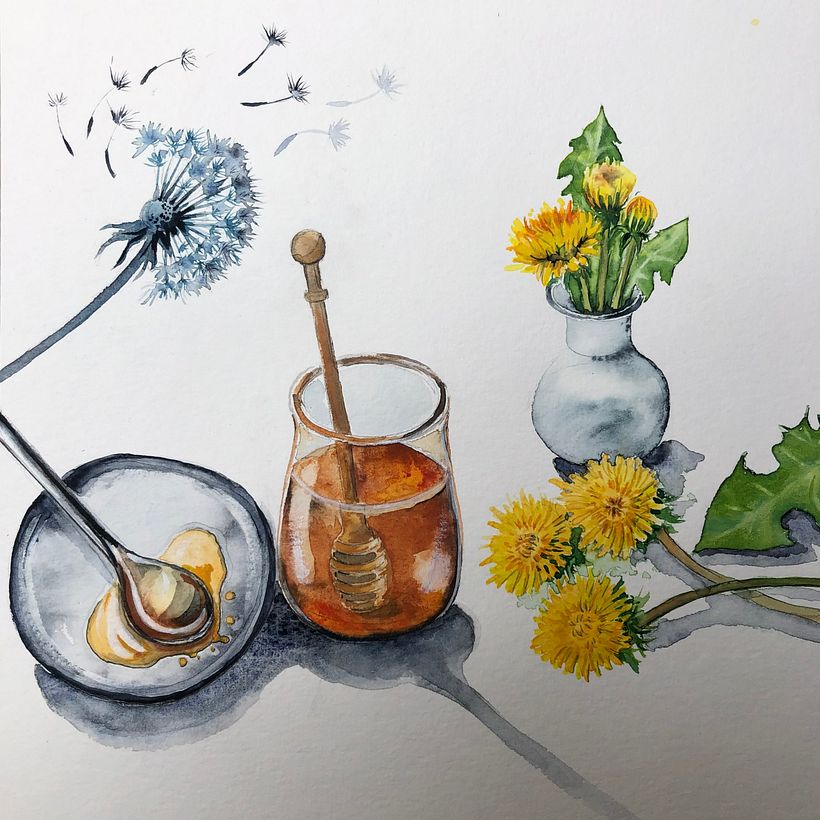 My project for course:  Flavorful Food Illustration with Watercolor 4