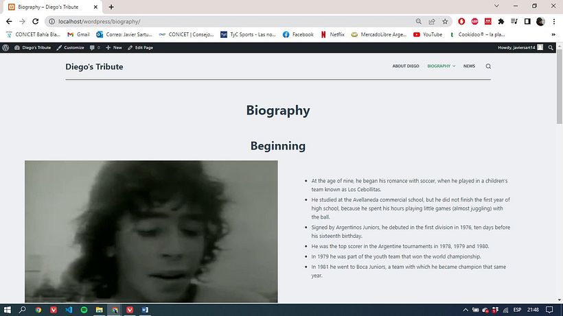 Mi proyecto del curso: WordPress: crea una web profesional desde cero 8