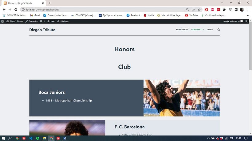 Mi proyecto del curso: WordPress: crea una web profesional desde cero 12