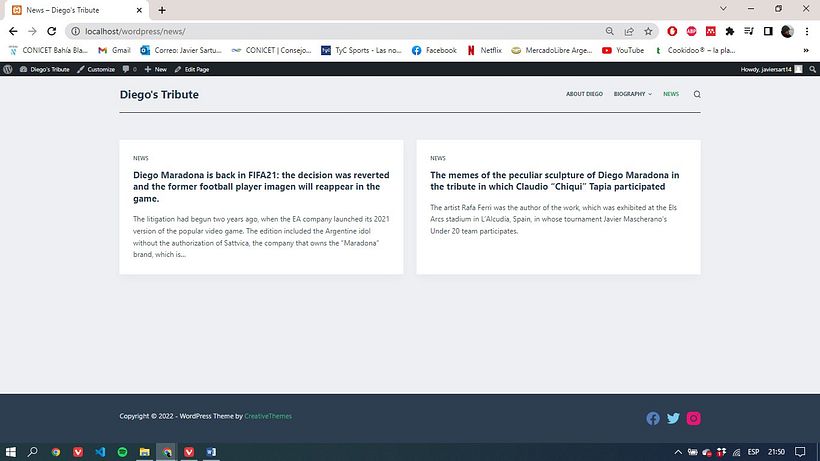 Mi proyecto del curso: WordPress: crea una web profesional desde cero 16