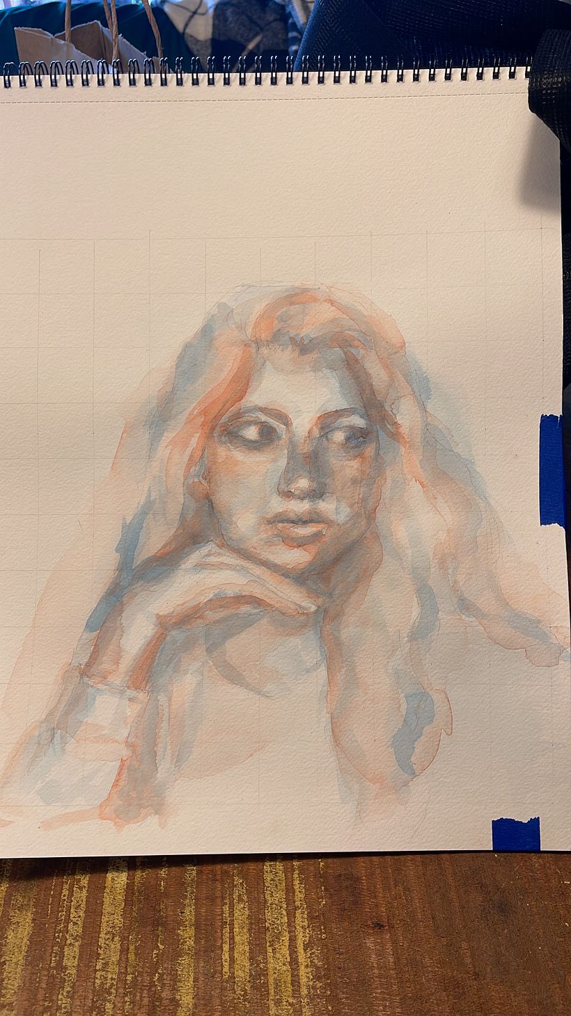 My project for course: Artistic Portrait with Watercolors 2