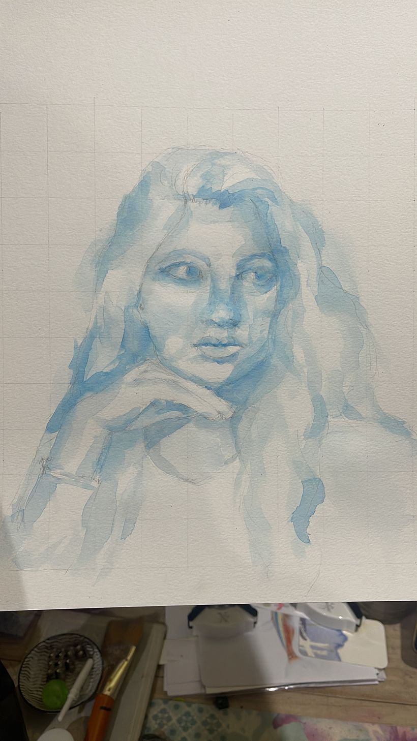 My project for course: Artistic Portrait with Watercolors 2