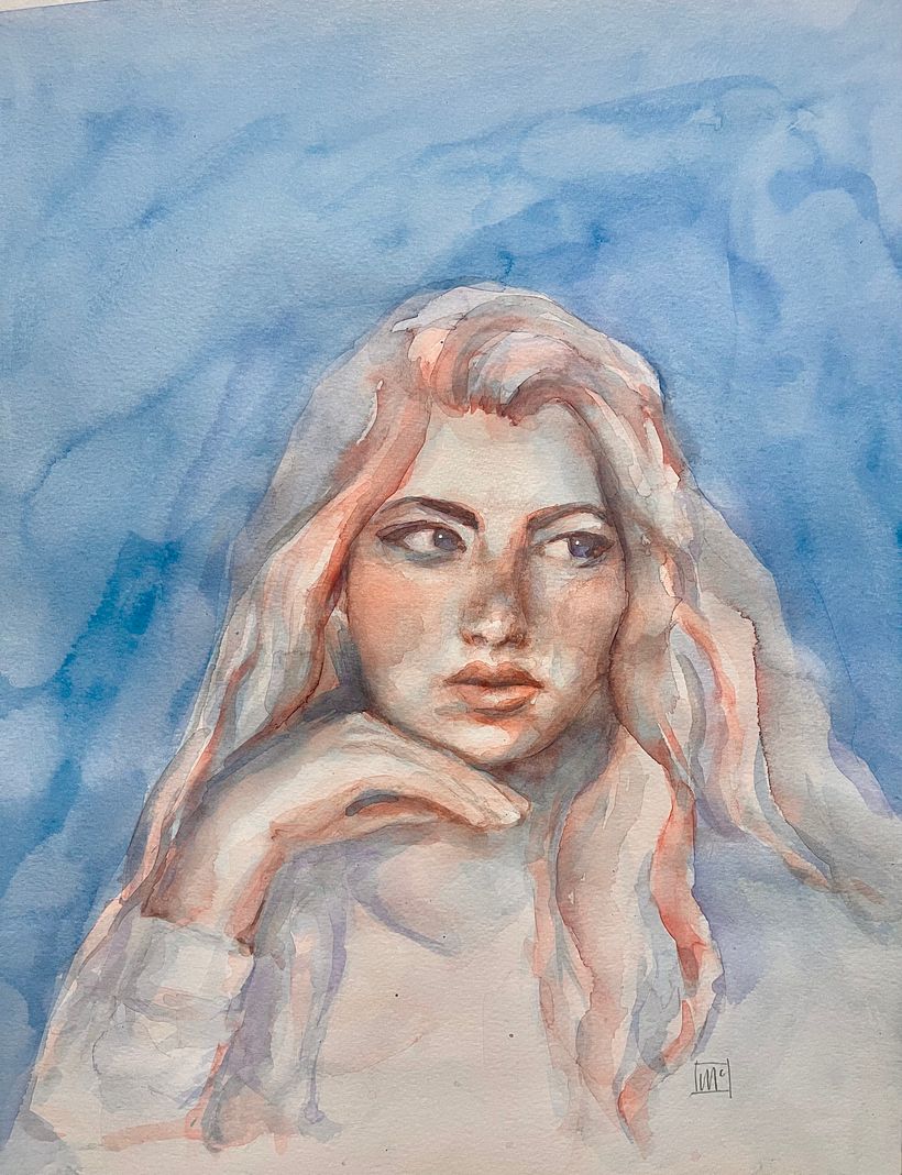 My project for course: Artistic Portrait with Watercolors 5