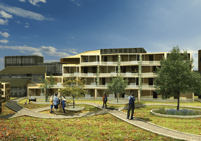 Mi proyecto del curso: Visualización arquitectónica con estilo en Rhino 3D 3