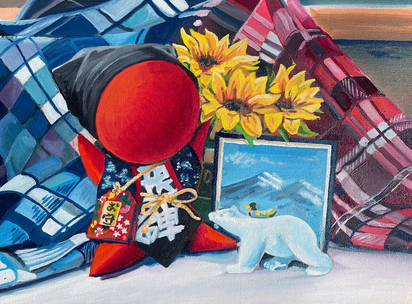 Traditionally, Japanese Sarubobo (さるぼぼ) are made by grandmothers for their grandchildren as dolls for good luck!