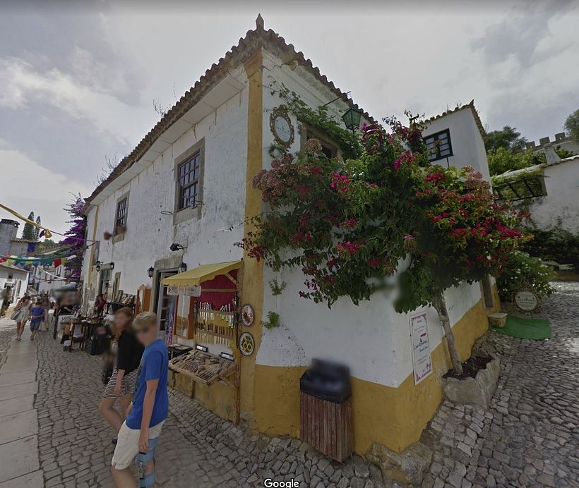 Óbidos, Portugal - Traditionelle Illustration