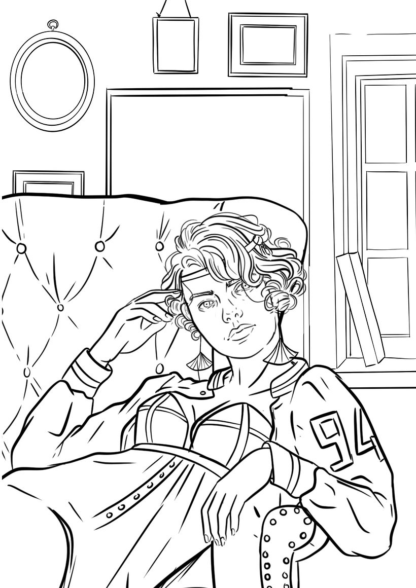 Creazione del personaggio illustrato 2