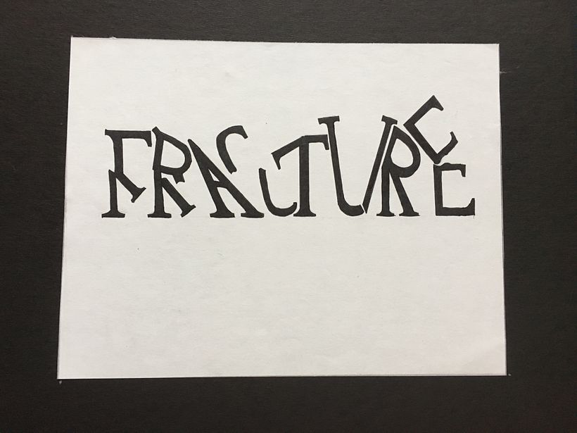 "Fracture" Typography
