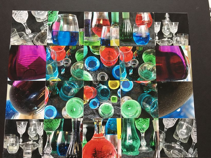 Glasses of Coloured Water