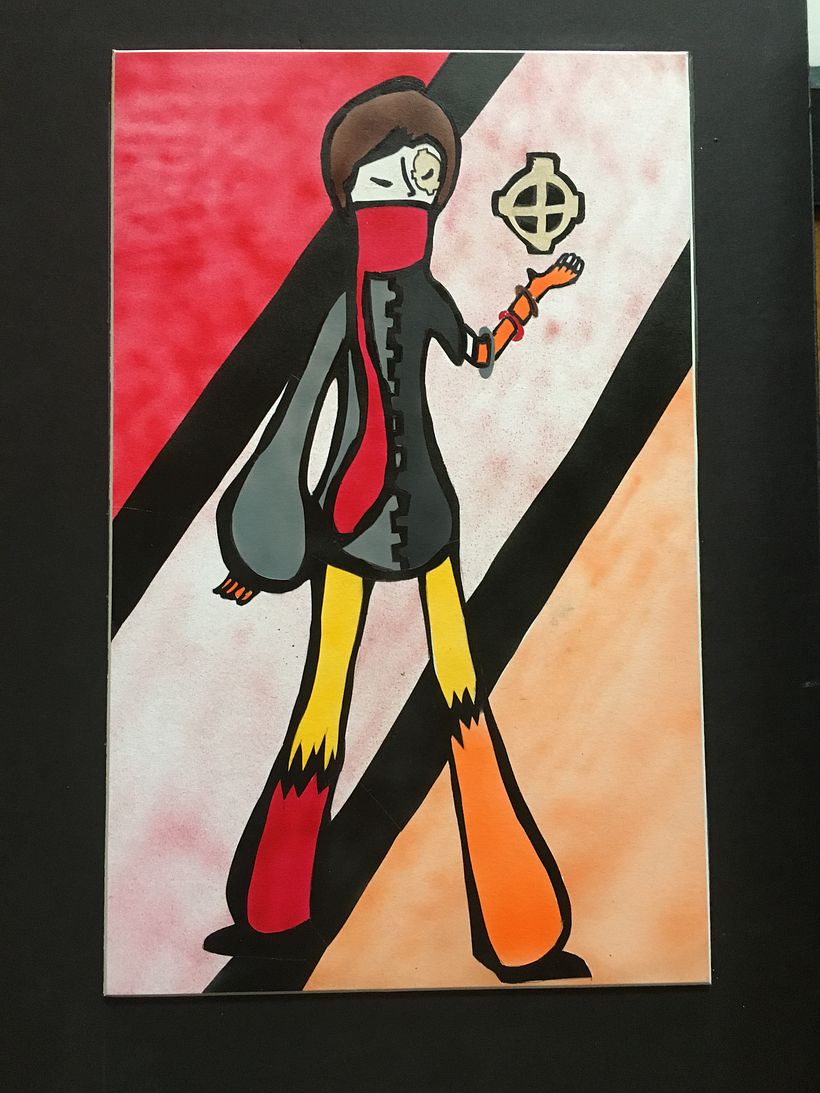 Airbrush of my Artsona, Sprocket