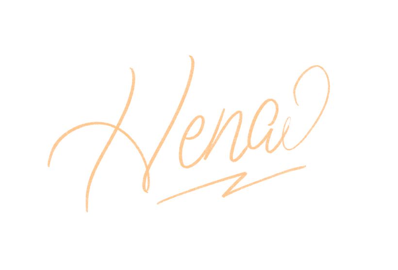 Primer trazo del logotipo