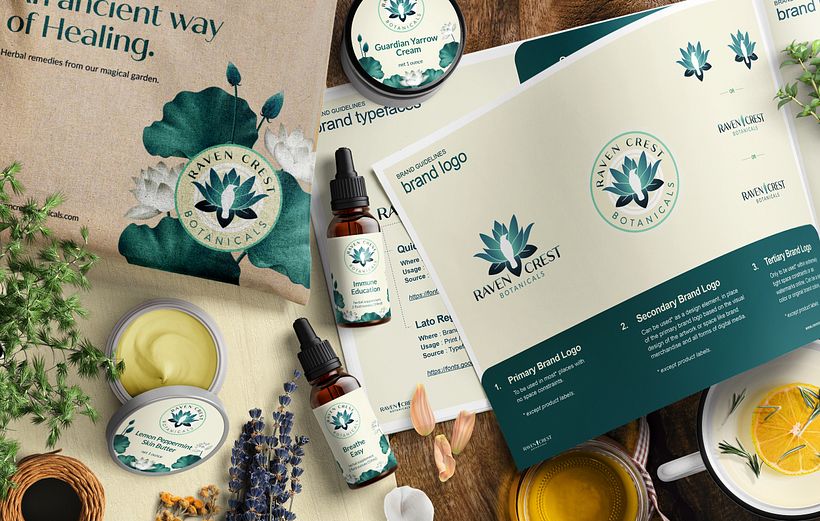 Branding & Packaging | Raven Crest Botanicals 12