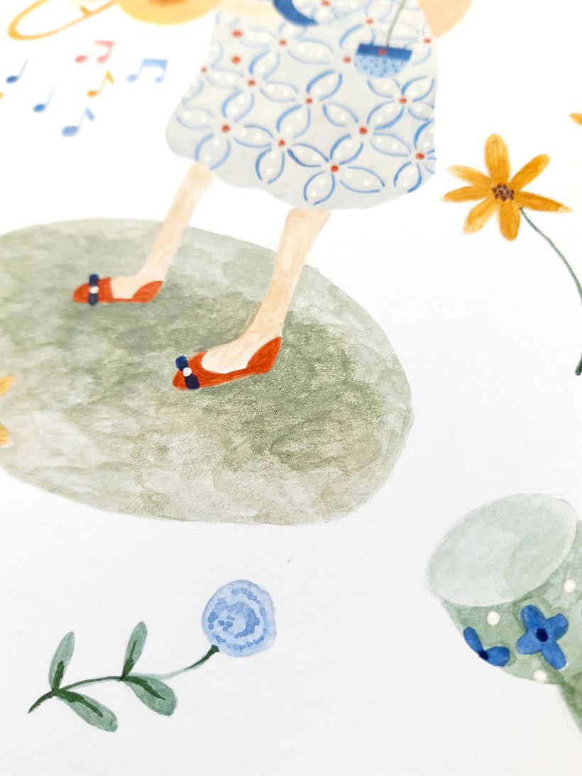 My project for course: Delicate Watercolors for Narrative Illustration 4