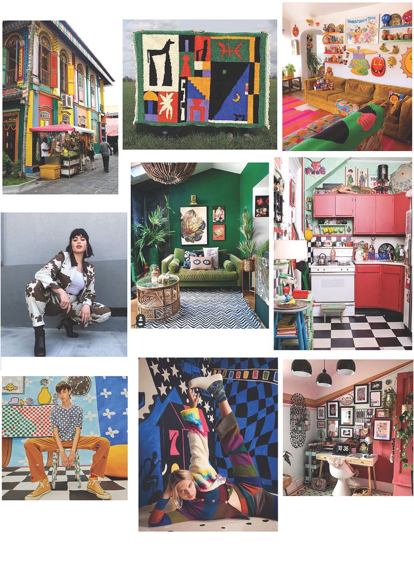Interiors moodboard