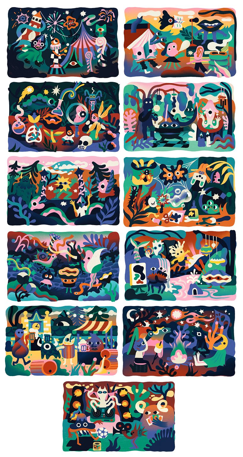 Area Illustrations - all 11 of them!