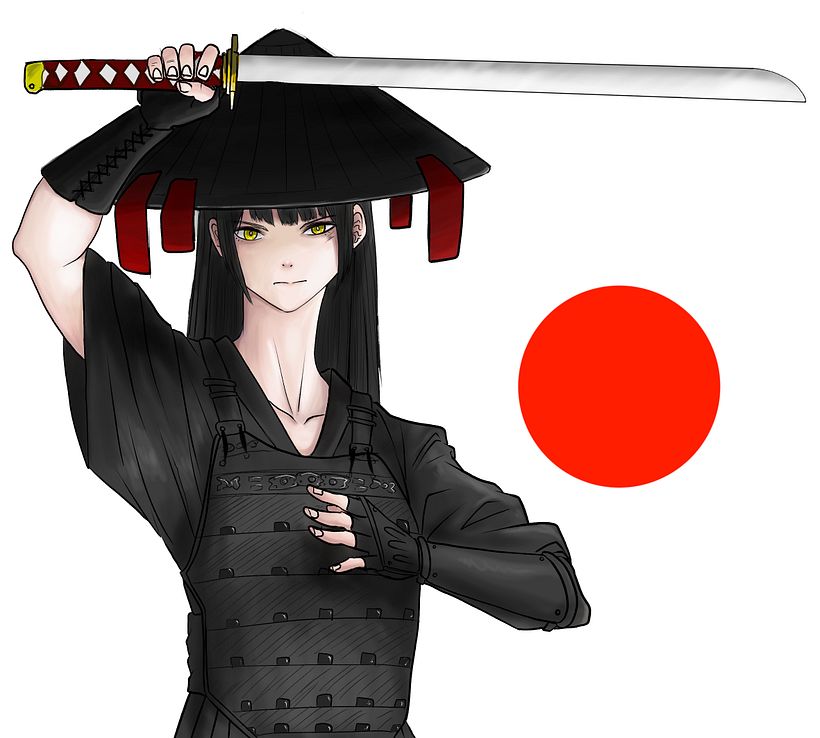 Samurai  - Illustrazione tradizionale