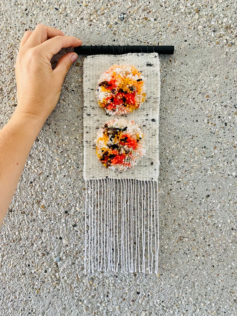 My project for course: 3D Weaving and Yarn Trimming for Wall Hangings 3