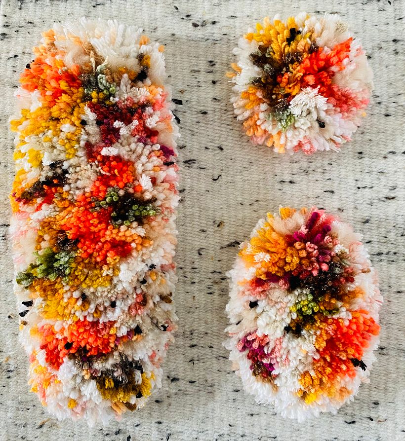 My project for course: 3D Weaving and Yarn Trimming for Wall Hangings 4