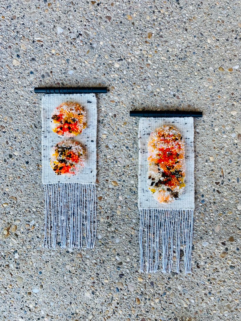 My project for course: 3D Weaving and Yarn Trimming for Wall Hangings 5