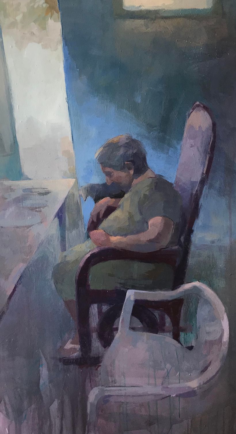 100x50 Mixed media on canvas 2019