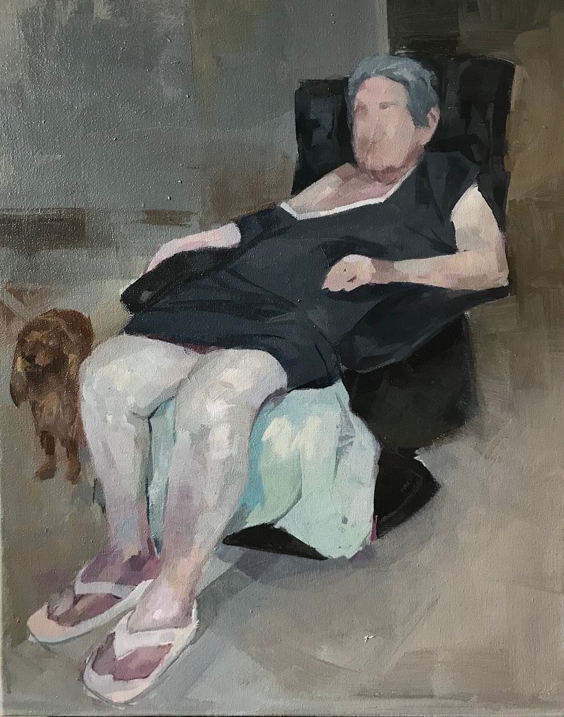 35x25cm Mixed media on canvas 2020