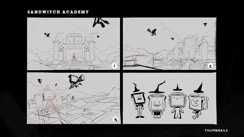 Thumbnails de layout para la pieza