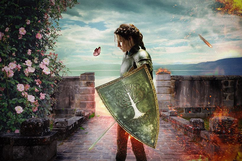 Meu projeto do curso: Matte painting com Photoshop: crie mundos imaginários 1
