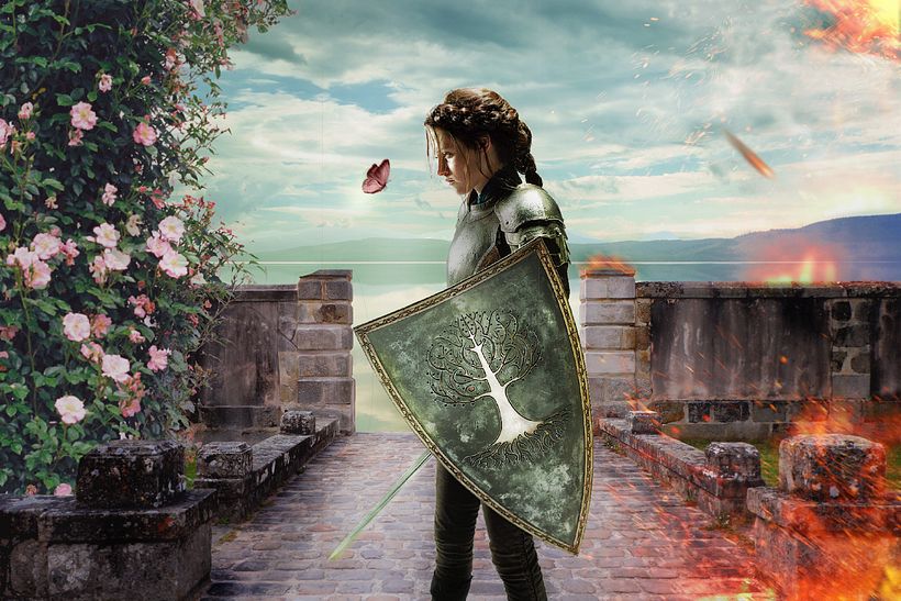 Meu projeto do curso: Matte painting com Photoshop: crie mundos imaginários 4