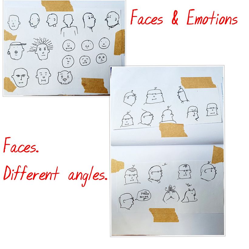 My project in The Art of Sketching: Transform Your Doodles into Art course 4