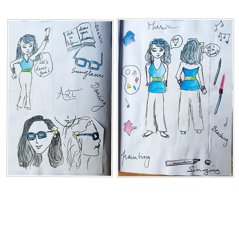 Myself into a character