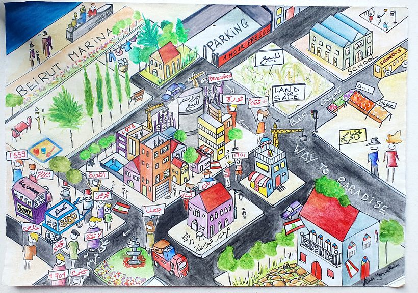 Isometric work. Beirut