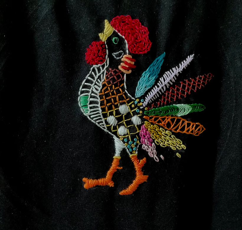 My project for course: Embroidery Techniques: Illustrating with Needle and Thread 2