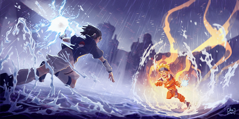 Sasuke vs Naruto 1