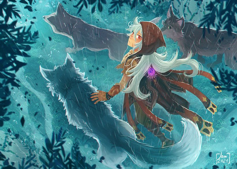 Razor ( Genshin Impact Fanart) 1