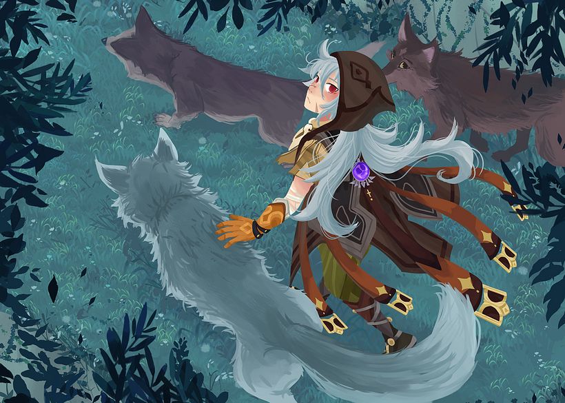 Razor ( Genshin Impact Fanart) 3