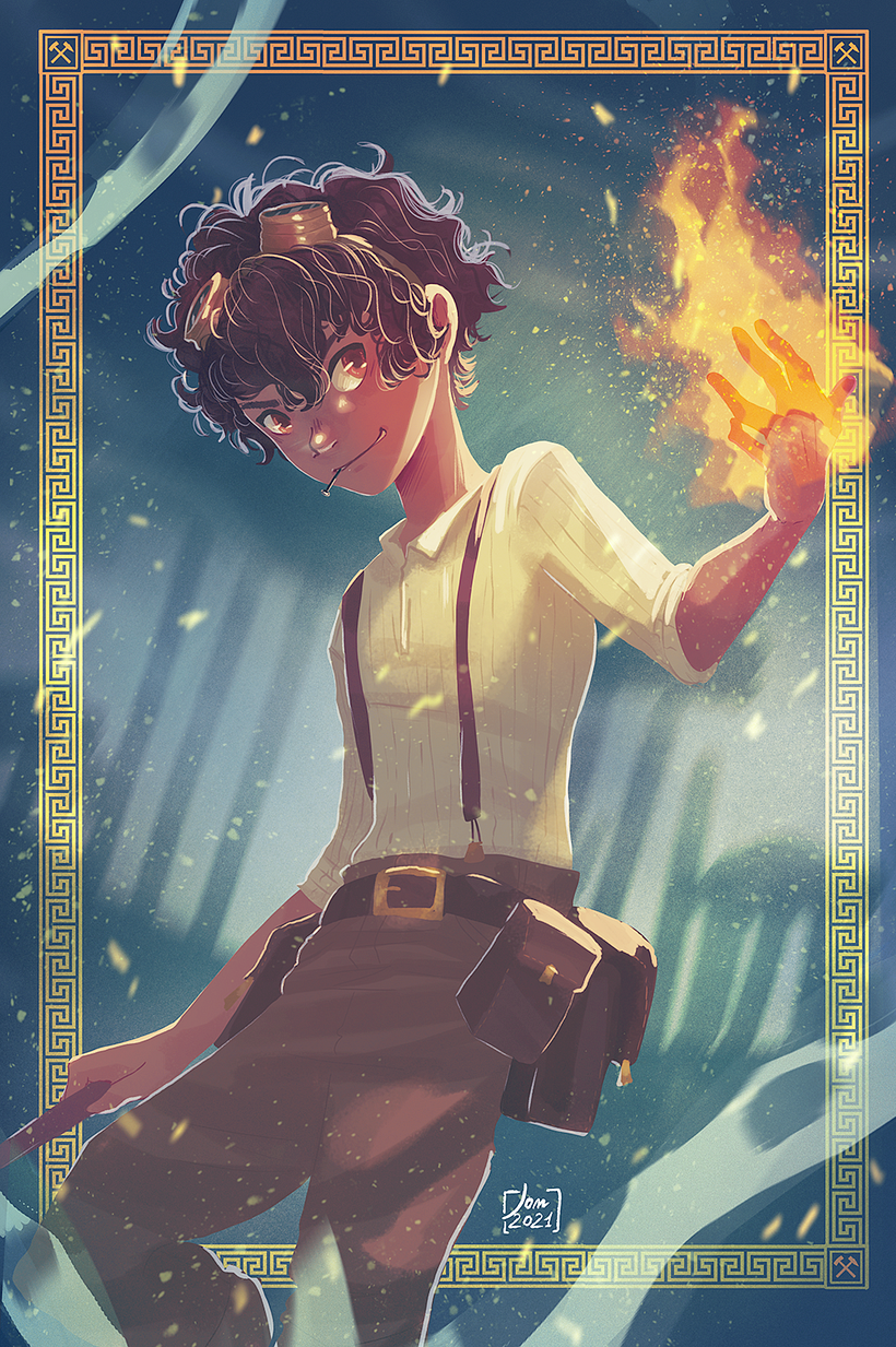 Leo Valdez ( Percy Jackson books series fanart) 1