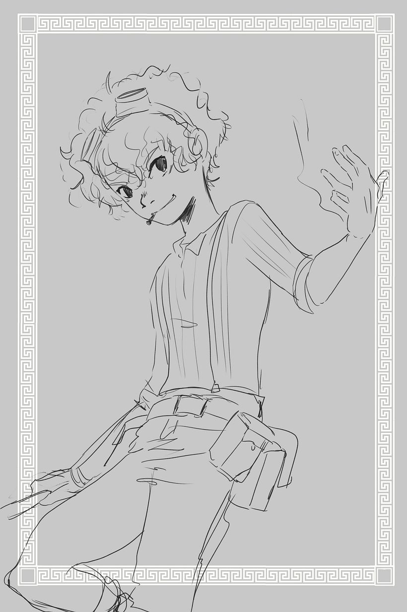 Leo Valdez ( Percy Jackson books series fanart) 3