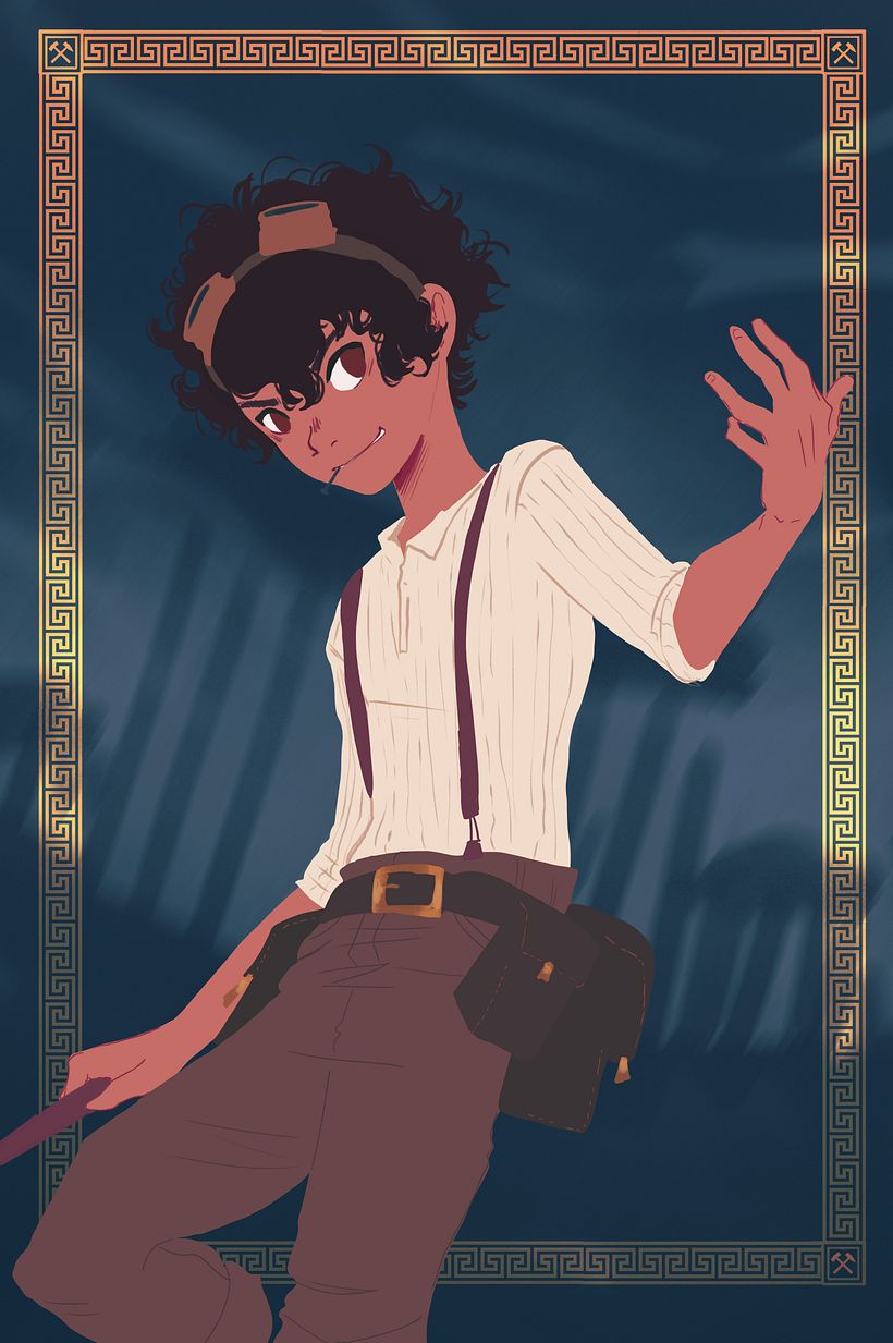 Leo Valdez ( Percy Jackson books series fanart) 4