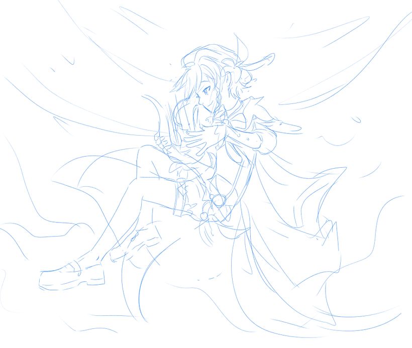 Venti ( Genshin Impact Fanart) 2